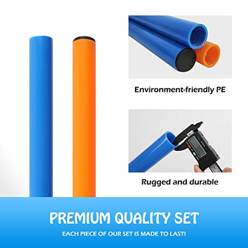 YON.SOU. Dog Agility Training Equipment, Obstacle Course Training, (with Dog Agility rods Jump& Hoops, Agility Tunnel Frisbee Training Whistle, Carrying Bag) (Dog Obstacle Tunnel New)