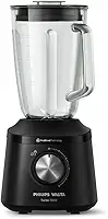 Philips Walita, Liquidificador Série 3000 Turbo, 110V, Preto, Jarra de Vidro 700W - HR2272/91