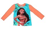  Vaiana - Camiseta de Manga Larga - para niña salmón 3 años