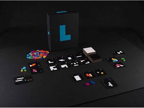 Miniatura 3 de Asmodee Project L - ¡Un quemador de cerebro a juego con rompecabezas de varias capas! Juego de estrategia, juego familiar para niños y adultos, a