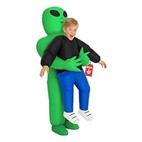Morph Alien Costume Kids (6 to 12 Years Old), Inflatable Alien Costume Kids, Blow Up Inflatable, Halloween Costumes Kids