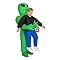 Morph Alien Costume Kids (6 to 12 Years Old), Inflatable Alien Costume Kids, Blow Up Inflatable, Halloween Costumes Kids