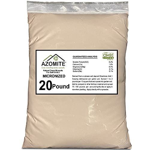 Azomite organic micronized trace 0-0.2 fertilizer bulk bag of 67 …