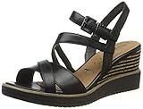 Alis Tamaris Damen 1-1-28349-22 Riemchensandalen, Schwarz (Black 1), 40 EU