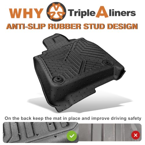 Image of TripleAliners Floor Mats & Trunk & Backrest Mat for 2026+ Mazda CX-5 CX5 | Accessories All-Weather Cargo Liner Protection Heavy Duty TPE Custom Fit Anti-Slip Liners (Floor & Trunk & Seat Back Mats)