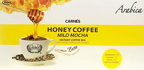 Carnes Sweet Honey Coffee Mix Sticks 1 Box, 20 Sticks (Mild Mocha)