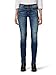 Produktbild TOM TAILOR Damen Alexa Slim Jeans, Blau (Random Bleached Blu 10125), 42 (Herstellergröße: 31/32)