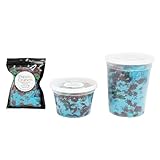 Poppin Crunch Cotton Candy Gushers Candy Snacks, 1-2 LBS, Choice of Sweet or Sour Bonbon Gummy Candies (5 Ounces, Sour)