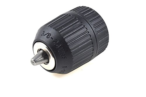 Keyless 3/8In Drill Chuck - Universal Replacement Fits Most 3/8-In Drills With 24 Unf Thread Mount Shaft - Holds 1/32-3/8" 0.8-10Mm 1/32-3/8" Bits #TOP5