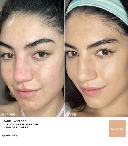 Image of MAKE Beauty Skin Tint - Sheer to Medium Coverage with a Natural Radiant Finish. Lightweight, Smoothing Formula with Niacinamide and Adenosine. Diffusion Dew - 01.5 Light