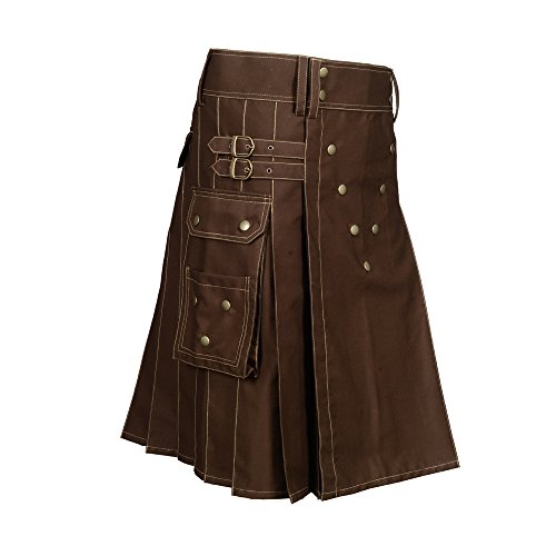 Brown Utility Kilt (Belly Button Measurements 46)