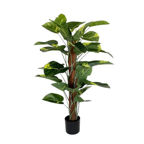 Acomoda Textil – Planta Artificial Decorativa con Macetero Elegante para Hogar, Jardín, Comercio y Oficina. Planta Sintética Resistente para Interior y Exterior Sin Cuidados. (Potus, 152 cm)