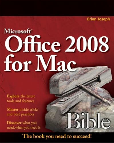 Microsoft Office 2008 for Mac Bible: 539