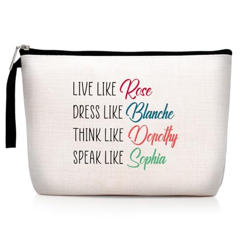 Hanamiya Na Golden Girls Makeup Bag with Quotes