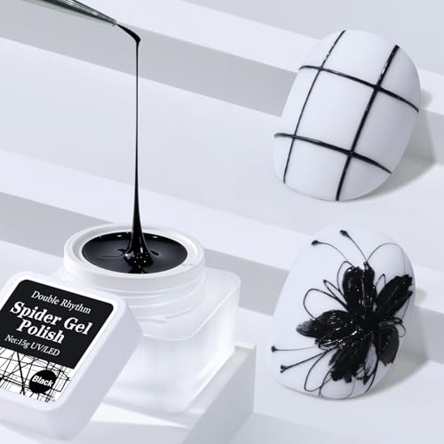 Gel Escultor 3D Double Rhythm Spider Black 0.5 Oz miniatura 1