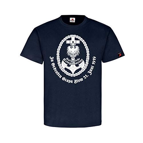 T-shirt Capa Flow 1919 bleu pour éviter la décoloration au lavage