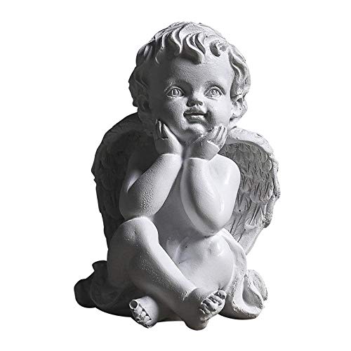 Statue Ange Vintage ZXQUEGF Sculpture Figurine Bébé Ange Décoration Maison et Mariage