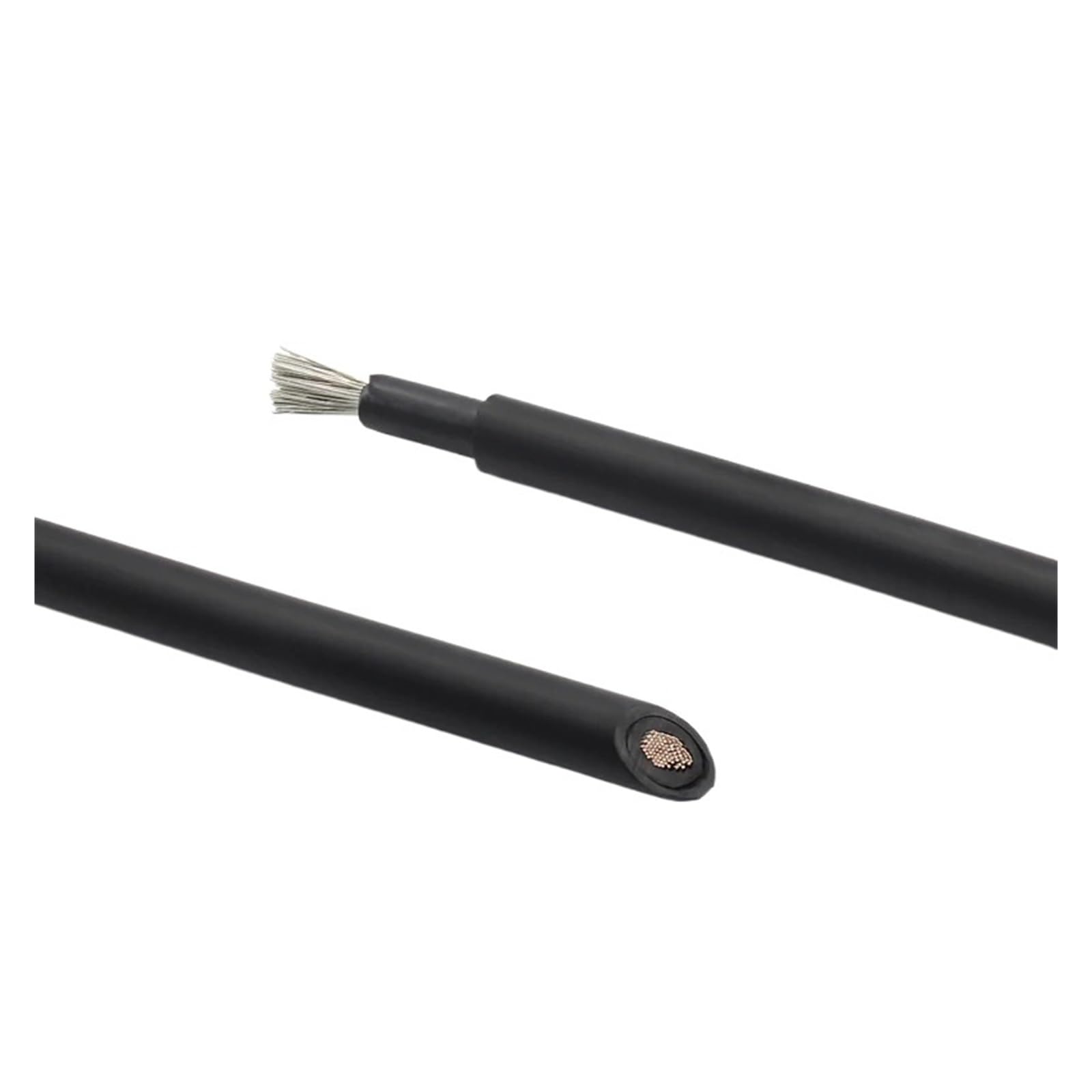 Cavo fotovoltaico Filo Solare fotovoltaico Singolo/Doppia 1500V 10m/20m 4mm2/6mm2 12/10AWG Cavo in Rame stagnato XLPE Rivestimento for Pannelli fotovoltaici(10m Red 10m Black,6mm2 10AWG)