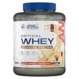 Applied Nutrition Critical Whey Protein Powder 2kg - High Protein Powder, Protein Milkshake, Muscle Building Supplement with BCAAs & Glutamine (2kg - 61 Servings) (White Choco Hazelnut)
