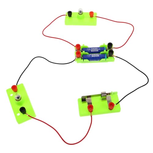 PartyKindom Kit Elettrico Educativo per Ragazzi e Ragazze Set Esperimenti Elettricità per Scuola Media e Superiore Materiale Didattico per Costruzione Circuiti in Serie e Parallelo Kit
