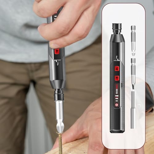 Tournevis électrique sans fil portable rechargeable USB à 3 couples - 3