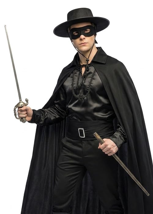 Zorro Style Fancy Dress Prop Bandit Sword with Scabbard, 68 cm Plastic