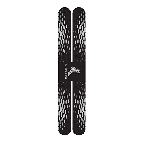 MUELLER EasyFit Bande de kinésiologie prédécoupée: Pre-Cut Strips Package, 6 Strips/Package (Bandes à Motif en Y prédécoupées EasyFit)