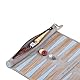 Melia Games Backgammon zum Rollen - Reise-Backgammon aus feinstem Nubuk Echt-Leder mit handgefertigten Holzspielsteinen (Champagne)