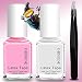 Liquid Latex for Nails - 2PCS Upgrade Fast Drying Peel Off Latex Tape Nail Polish Barrier, Cuticle Skin Protector with Free Tweezers for Messy Nail Art By DR.MODE