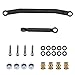 Goolsky Set di tiranti di Collegamento dello sterzo in Metallo per 1/24 Axial SCX24 AXI90081 Link ad Alto serraggio Ricambi per Auto cingolate RC