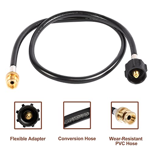 Qulimetal Portable Table Top Griddle, 22 Inch 2-Burner Propane Gas Flat Top Grill With Hood, 24,000 Btus Camping Grill With Carry Bag And 4 Feet Propane Adapter Hose #TOP6