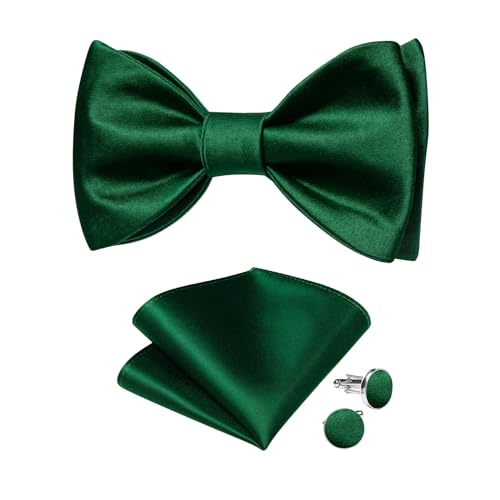 Corbata de moño retro clásica para hombre miniatura 1