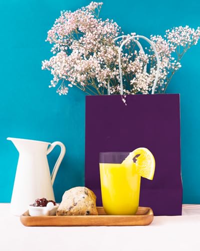 qiqee 30PCS Medium Gift Bag with Handles Bulk 11"x5"x8" Gift Bags Cardamom Purple Bags Multiple Uses (Medium Size) - Image 5