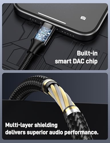 Cable USB C a Jack 1/4 TRS 3.3FT audio estéreo miniatura 7