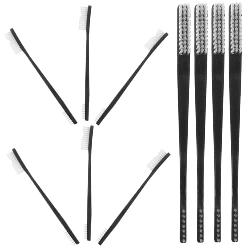 NOLITOY Multi-use Cleaning Brush Set 10pcs Double-Ended Metal Cleaning Brush for Grout Crevices