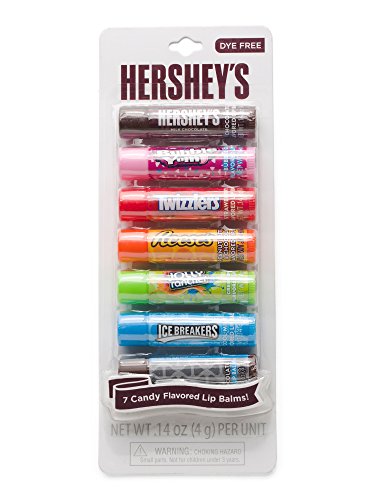 Hersheys Candy Flavored Lip Balms Chapped Lip Moisturizer set of 7