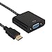 Produktbild hahuha  1080p hdmi stecker auf vga buchse Video Adapter Kabel konverter mit 3,5 mm Audio Out