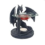 Drachen Duftlampe Aromalampe Duftlampe Drache Esoterik Feng Shui Drachen Dekoration Deko Figur Dragon