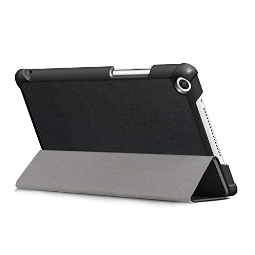 Kepuch Custer Hülle für Huawei MediaPad M5 Lite 8/Honor T5 8,Smart PU-Leder Hüllen Schutzhülle Tasche Case Cover für Huawei MediaPad M5 Lite 8/Honor T5 8 - Schwarz
