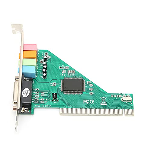 Carte son PCI surround 4 canaux 120 dB duplex avec sortie SPDIF pour PC Windows