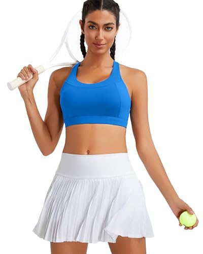 Image of RUNNING GIRL Sports Bras for Women High Support,Racerback Supportive Molded Cup Sports Bra with Sewn in Pads