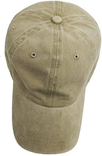 Image of Glamorstar Classic Unisex Baseball Cap Adjustable Washed Dyed Cotton Ball Hat