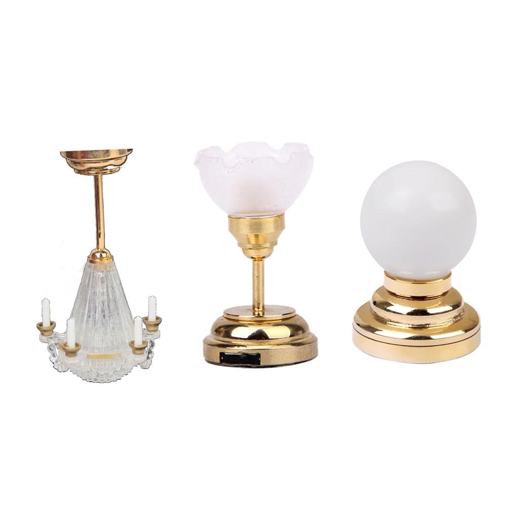 Bellissime Miniature per Casa delle Bambole in 1:12, Modello Luminoso, Decorazione per Casa delle Bambole