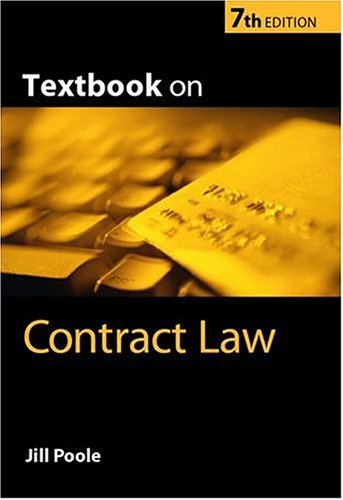 Textbook on Contract