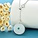 JKR Sterling Silver Y Lariat Necklace Round Jade Pendant Necklace Jewelry Birthday Mother's Day Gifts for Women Mom Girls Her Wife