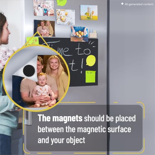 Image of Mr. Pen- Self Adhesive Magnet Dots, 120 pcs, Flexible and Extra Thin