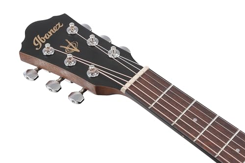 Image of Ibanez Mini Dreadnought Acoustic Guitar, Open Pore Natural, Compact Travel Guitar, Warm Natural Sound V44MINI-OPN