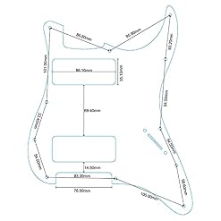 KESHUO Parties De Guitare De Grande Qualité 2 P90 Strat Guitare Pickguard Aucun Trou De Contrôle pour 11 Trous De Vis… - Les Beatles, Paul McCartney, John Lennon, RIngo Starr, George Harrison KESHUO Parties De Guitare De Grande Qualité 2 P90 Strat Guitare Pickguard Aucun Trou De Contrôle pour 11 Trous De Vis… – Image 7