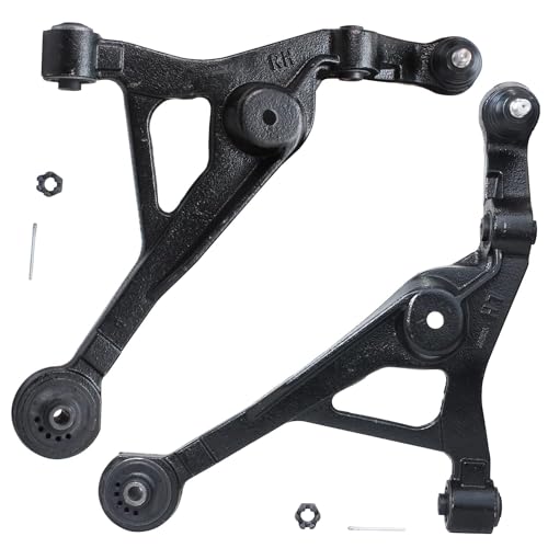 Image of Detroit Axle - Front End Kit for Chrysler Sebring Cirrus Dodge Stratus Plymouth Breeze 2 Lower Control Arms Ball Joint 2 Sway Bars 2 Upper Ball Joints 4 Outer Inner Tie Rods 2 Boots Replacement
