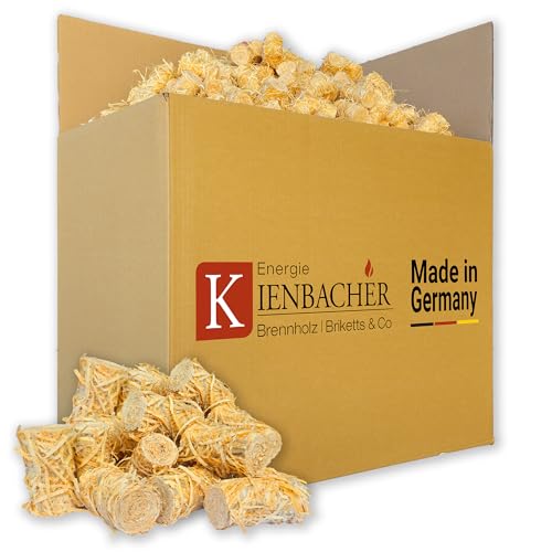 20 kg Holzwolle Anzünder natürliche Firestarter Kaminanzünder Grillanzünder Feueranzünder Fire Starter Bio-Anzünder | schnell entfacht für Grill, Pizzaofen. Smoker, Kamin & Ofen | Energie Kienbacher